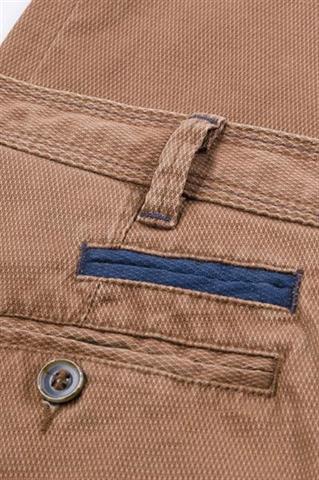 Brązowe spodnie Chinos Napoli 64610 - 10091