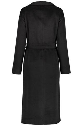 Czarny płaszcz damski Lia Firenze 84787 - 101031