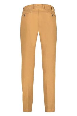 Camelowe spodnie Chinos PBT w jodełkę 60896 - 101581