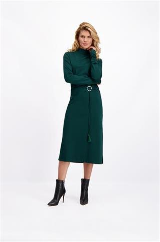 Zielona sukienka midi Soft 84909 - 102421
