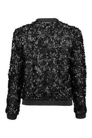 Czarna bomberka damska Aria Rose 84741 - 103121