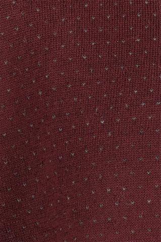 Bordowy sweter męski w kropki 73839 - 106871