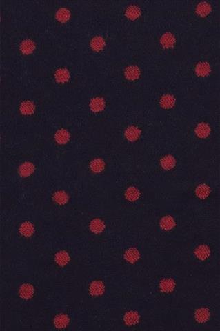Granatowy szalik męski w kropki 73130 - 108901