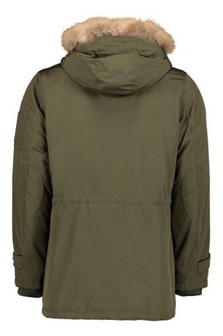 Oliwkowa parka męska 11028 - 113181