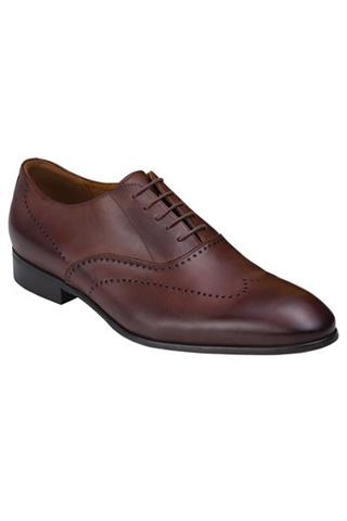 Brązowe buty męskie oksfordy Lavard Ceremony 72822 - 11531