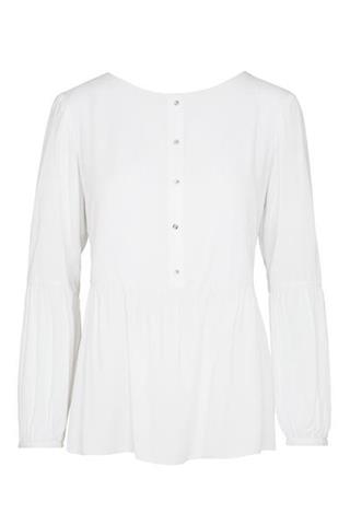 Biała bluzka w stylu boho Megi 84112 - 12331