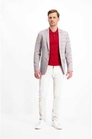 Marynarka w kratę Remy Check Red 46066 - 123951