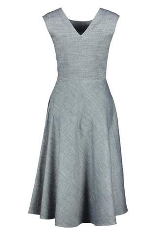 Rozkloszowana sukienka z lnu Lee Ruanda 84955 - 137821