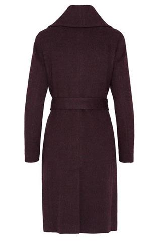 Śliwkowy płaszcz damski Donna Marcol 84007 - 14151