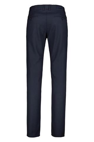 Granatowe spodnie w mikro wzór Chinos Lester 64561 - 149511