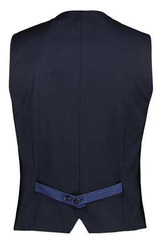 Niebieski garnitur w kratę 3-częściowy 34924 - 150271