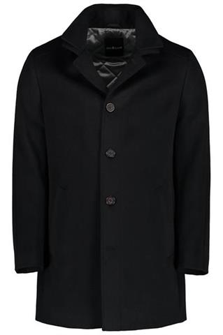 Czarny płaszcz zimowy Graciano Ming Black 23525 - 154781