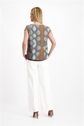 Bluzka w wężowy print Mery Snake 85093 - 156761