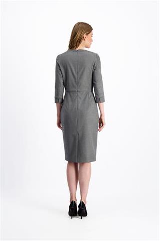 Szara sukienka elegancka Yalis Stampton 85311 - 163331