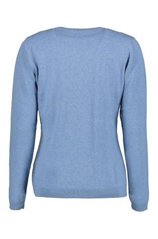 Niebieski sweter damski 85198 - 164251