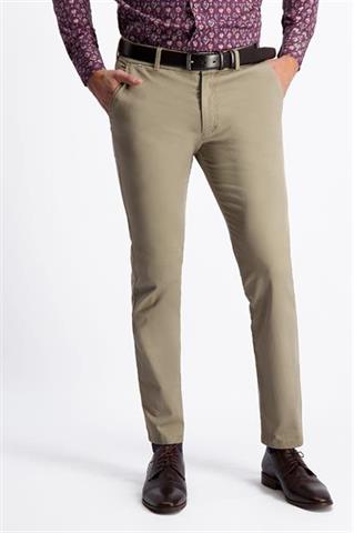 Beżowe spodnie Chinos Luster 64582 - 165821