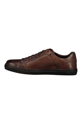 Brązowe sneakersy ze skóry Wojas 73246 - 169931