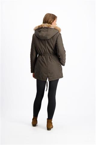 Casualowa kurtka damska khaki 84097 - 172221