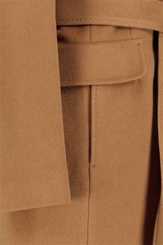 Camelowy płaszcz damski 85514 - 174261