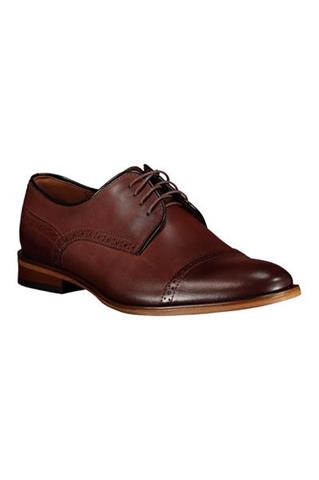 Brązowe buty męskie eleganckie 73254 - 174291