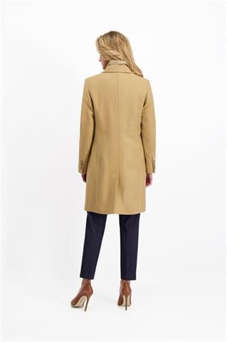 Camelowy płaszcz damski Claudia Bib Vivo 85207 - 176571