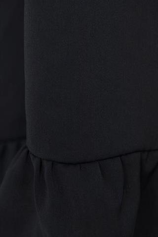 Czarna sukienka z falbanami Juliana 84472 - 17781