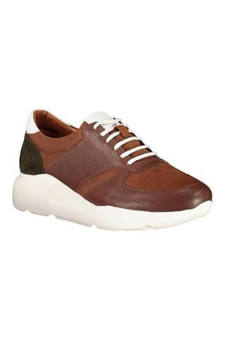 Brązowe sneakersy męskie 73966 - 180481