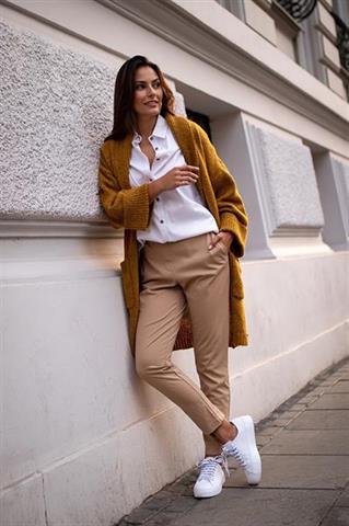 Rozpinany sweter damski oversize 58007 - 208601