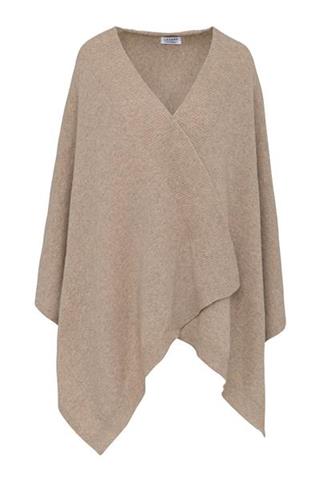 Wełniane poncho damskie 84453 - 22371