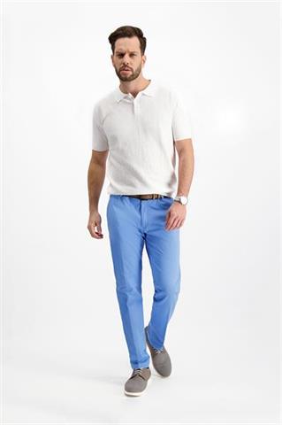 Niebieskie spodnie męskie chinos 60161 - 234171
