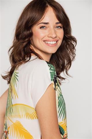 Bluzka damska o kroju kimono 58228 - 241711