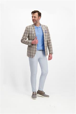 Błękitna koszulka polo 73882 - 243921