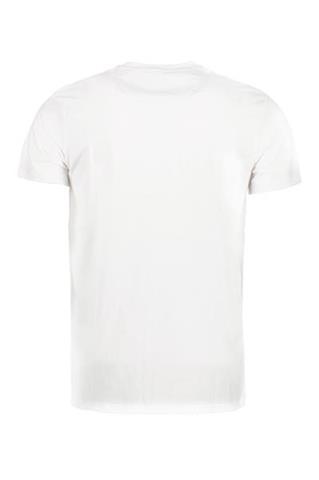 Biały t-shirt męski 73888 - 251001