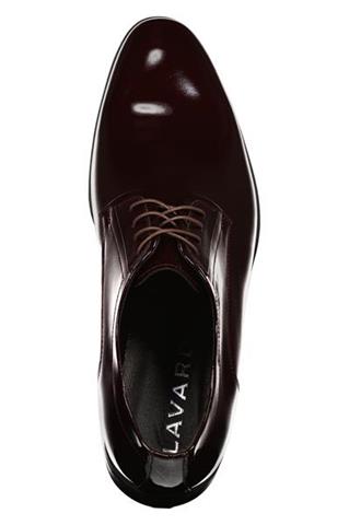 Bordowe buty męskie typu derby 73972 - 251131