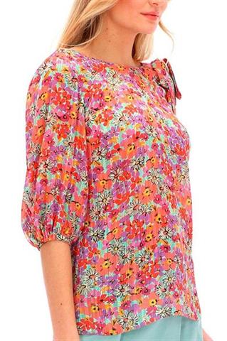 Elegancka bluzka damska z dekoltem na plecach 58247 - 274131