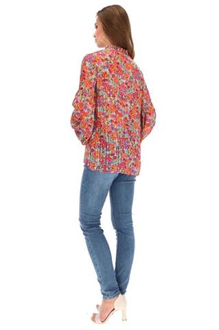 Elegancka bluzka damska z balonowymi rękawami 58244 - 274161