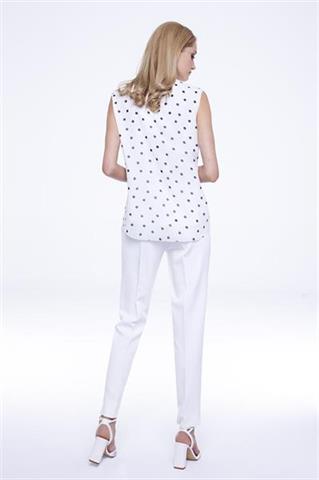Elegancka bluzka damska w groszki 58269 - 274471