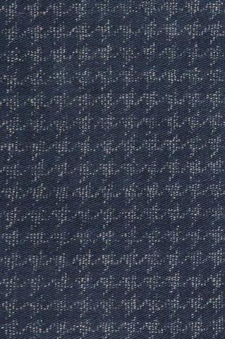 Granatowe spodnie w pepitkę Chinos Class 64495 - 27941