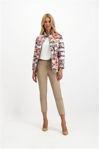 Pikowana kurtka w kwiaty 83390 - 281851