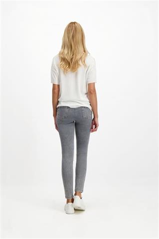 Szare jegginsy damskie 83858 - 286031