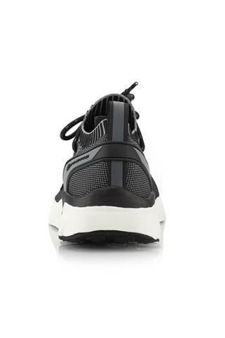 Szare sneakersy męskie z miękką cholewką 58466 - 290871