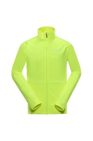 Żółta bluza męska ze stójką 58387 - 291461