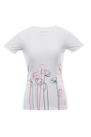 Biała koszulka damska z nadrukiem 58300 - 292981