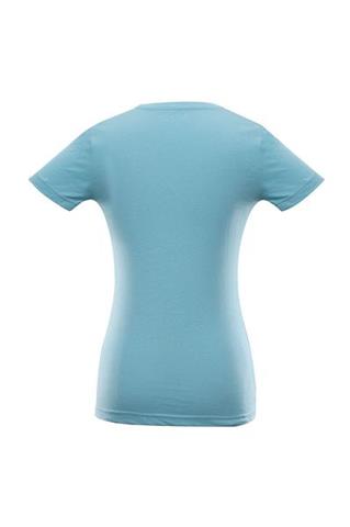 Błękitny t-shirt damski z krótkim rękawem 58311 - 295011