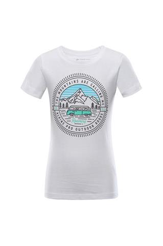 Biały t-shirt dziecięcy z nadrukiem 58427 - 297031