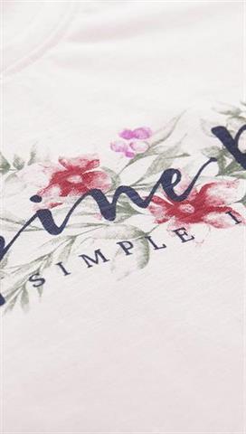 Różowa koszulka damska w serek 58351 - 297501