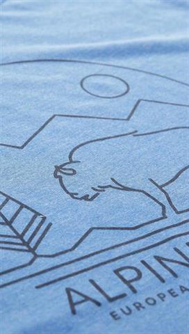 Niebieski t-shirt męski 58362 - 297851