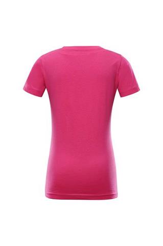 Bawełniany t-shirt dziecięcy w różowym kolorze 58457 - 299731