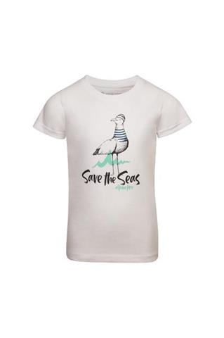 Biały t-shirt dziecięcy 58435 - 300191