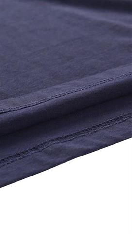 Granatowy t-shirt V-neck 58408 - 302581